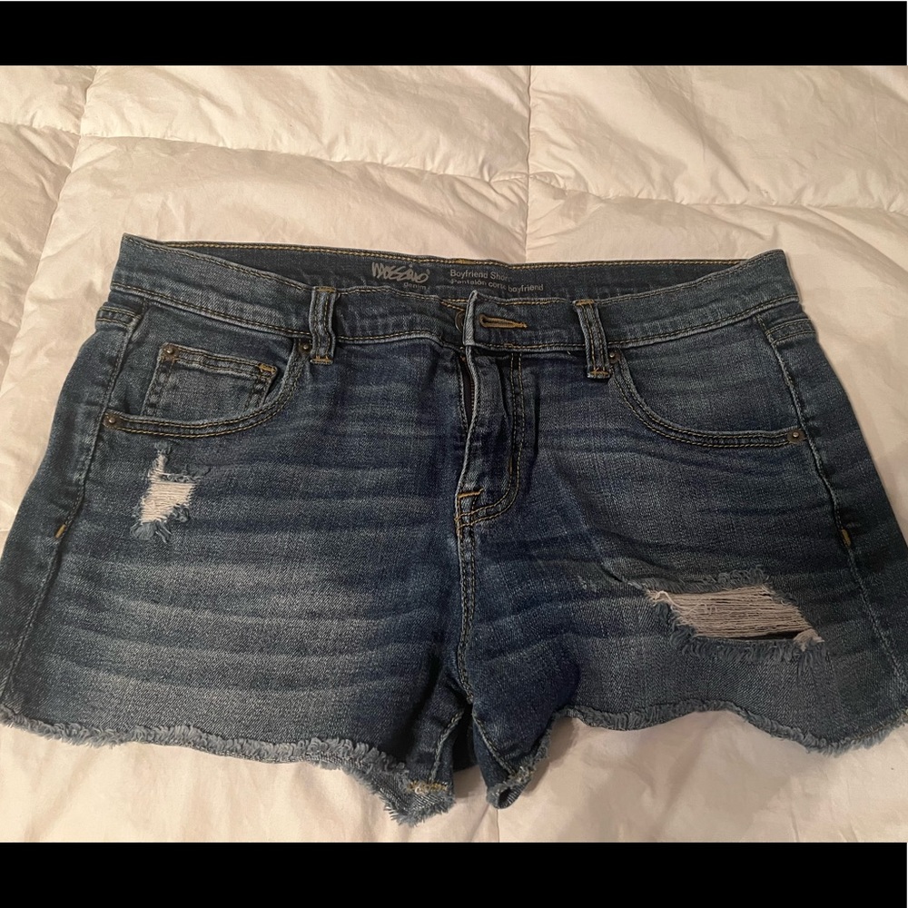Denim jean shorts